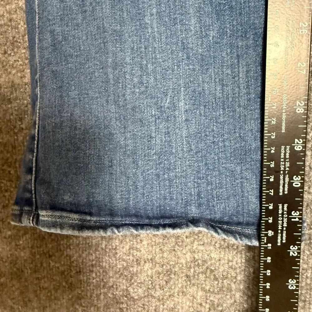Lucky Brand Jeans Womens 30x32 Blue Uni High Rise Flare Medium Wash Stretch